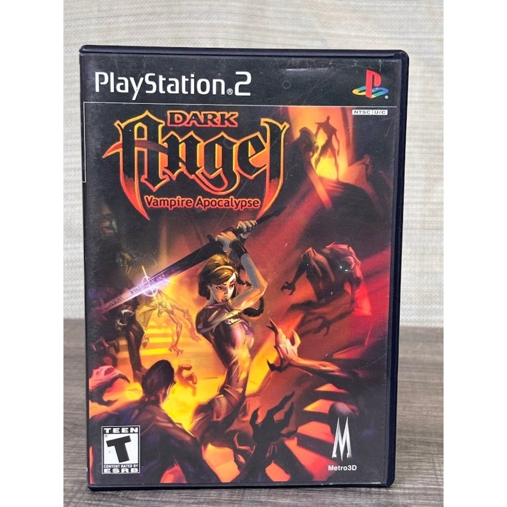 Dark Angel Vampire Apocalypse Sony PlayStation 2 PS2 2001 CIB Complete Manual